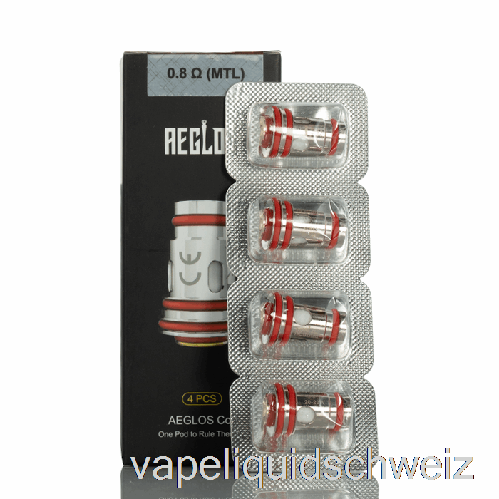 Uwell Aeglos Ersatzspulen 0,8 Ohm Reguläre Spulen Vape Ohne Nikotin